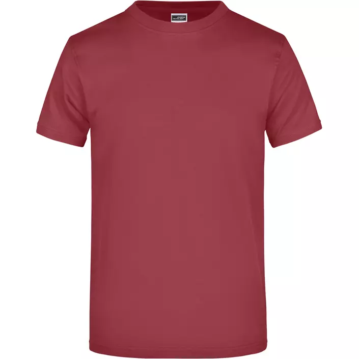 James & Nicholson T-shirt Round-T Heavy, Wine, large image number 0