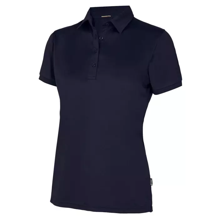 Pitch Stone Recycle Damen Poloshirt, Navy, large image number 0