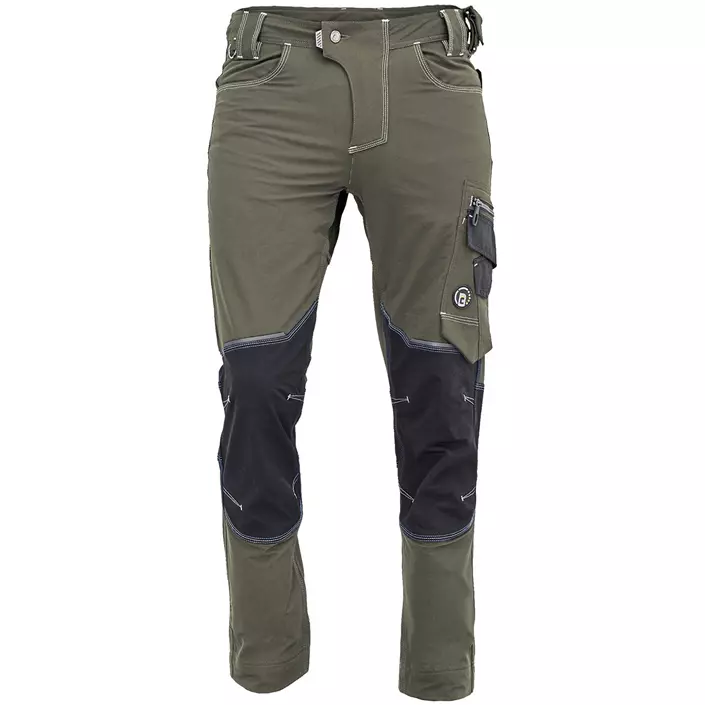 Cerva Neurum Performance work trousers full stretch, Olive Green, large image number 0