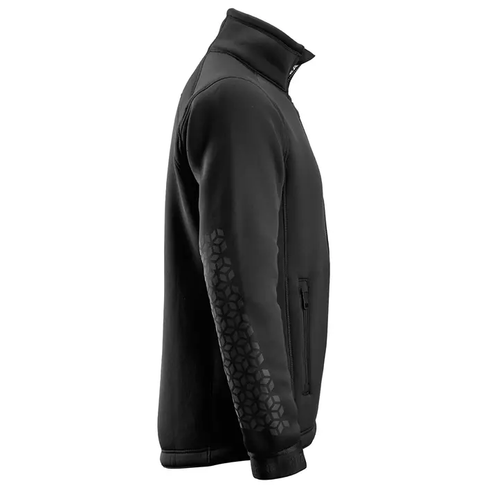 Snickers FlexiWork fleece jacket 8018, Black, large image number 3