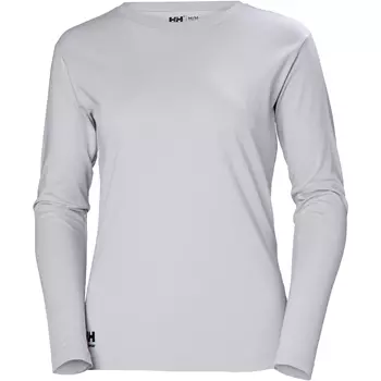 Helly Hansen Classic women's long-sleeved T-shirt, Grey fog
