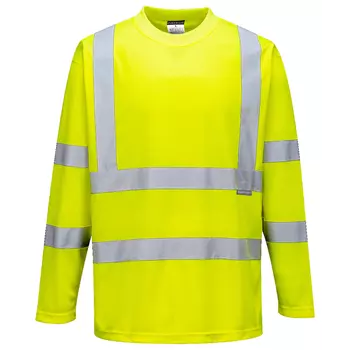 Portwest langärmliges T-Shirt, Hi-Vis Gelb