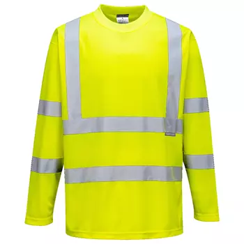 Portwest long-sleeved T-shirt, Hi-Vis Yellow