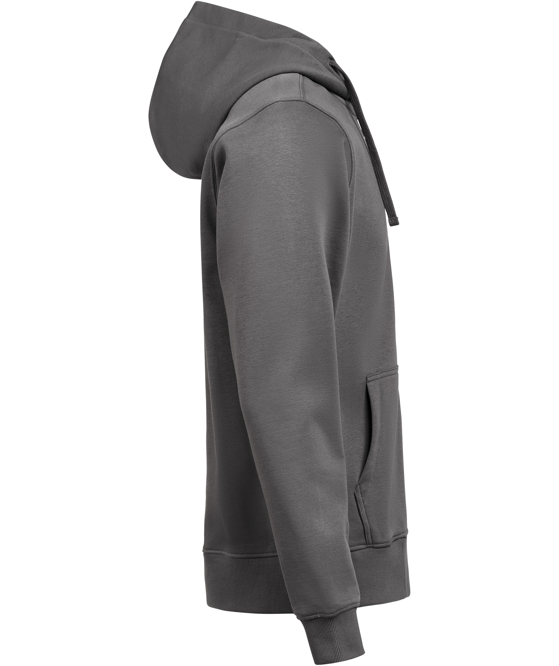 UM Regular fit hoodie med dragkedja, Charcoal, large image number 2