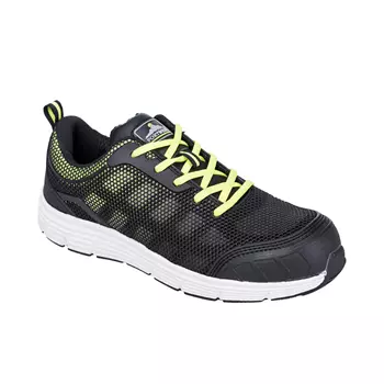 Portwest Steelite Tove Trainer safety shoes S1P, Black/Green