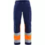 Blåkläder Damen Stretch Arbeitshose, Marine/Hi-Vis Orange Blåkläder Damen Stretch Arbeitshose, Marine/Hi-Vis Orange