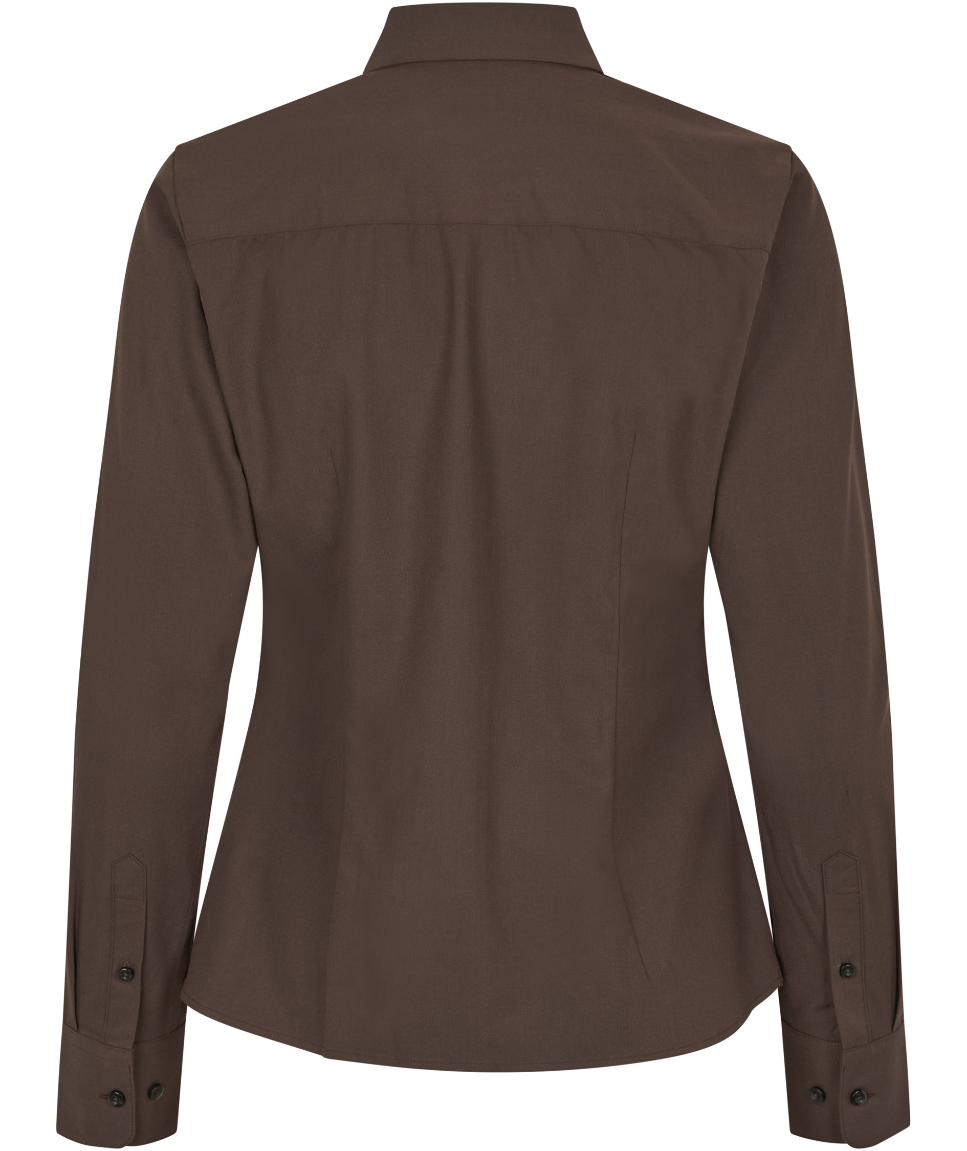 Seven Seas hybrid Modern fit skjorta dam, Mocca, large image number 1