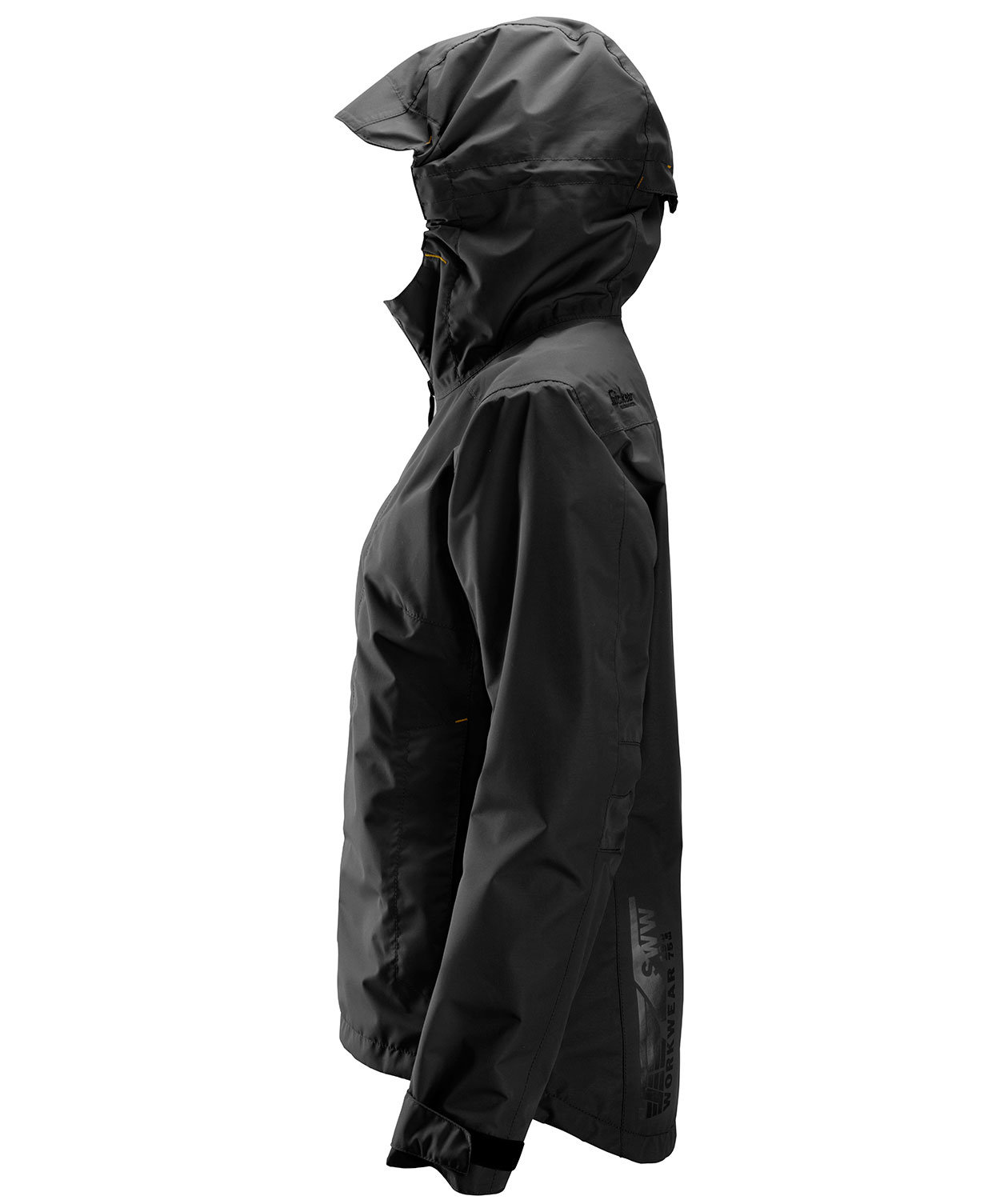 Snickers AllroundWork women's waterproof shell jacket 1367, Black, large image number 3
