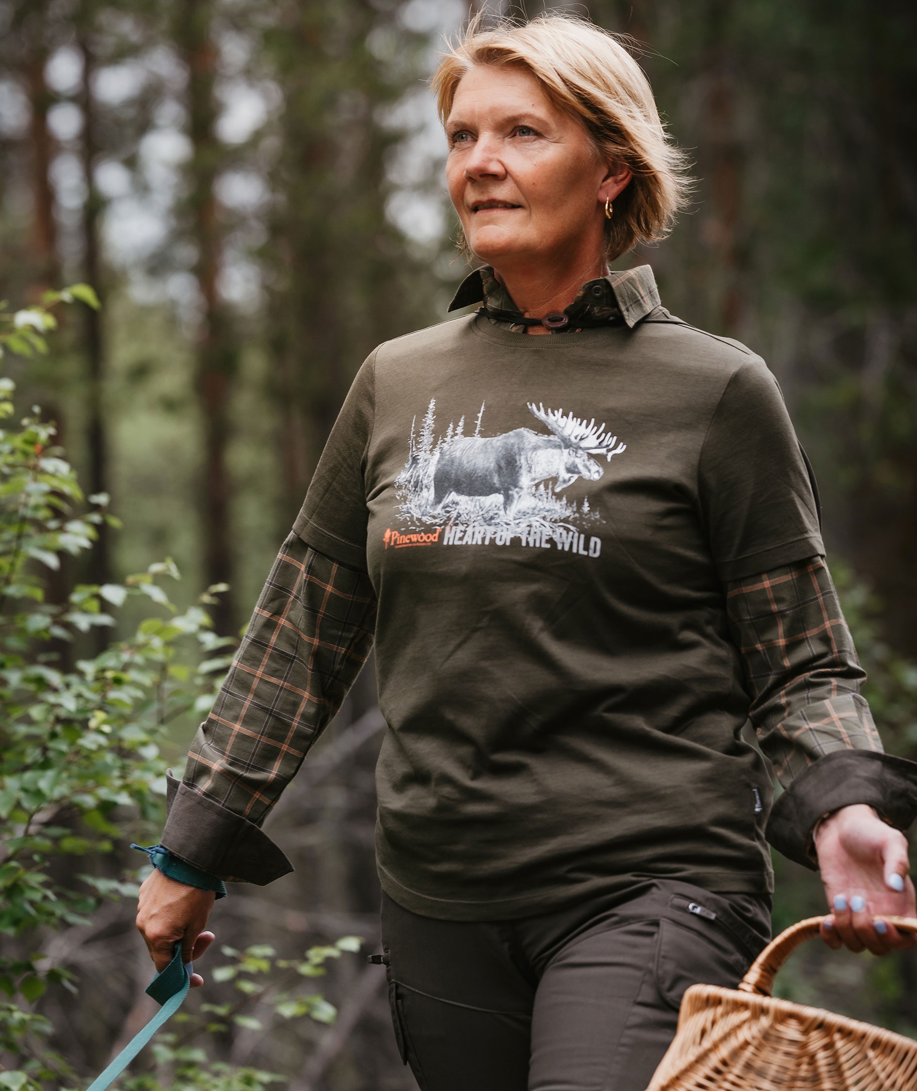 Pinewood Moose dame T-shirt