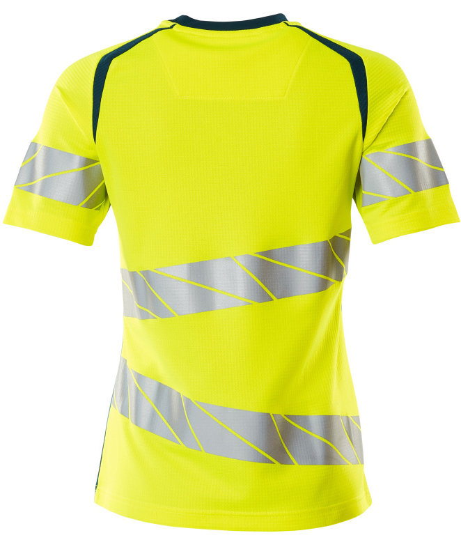 Mascot Accelerate Safe T-shirt dam, Varsel Gul/M&ouml;rk Petroleum