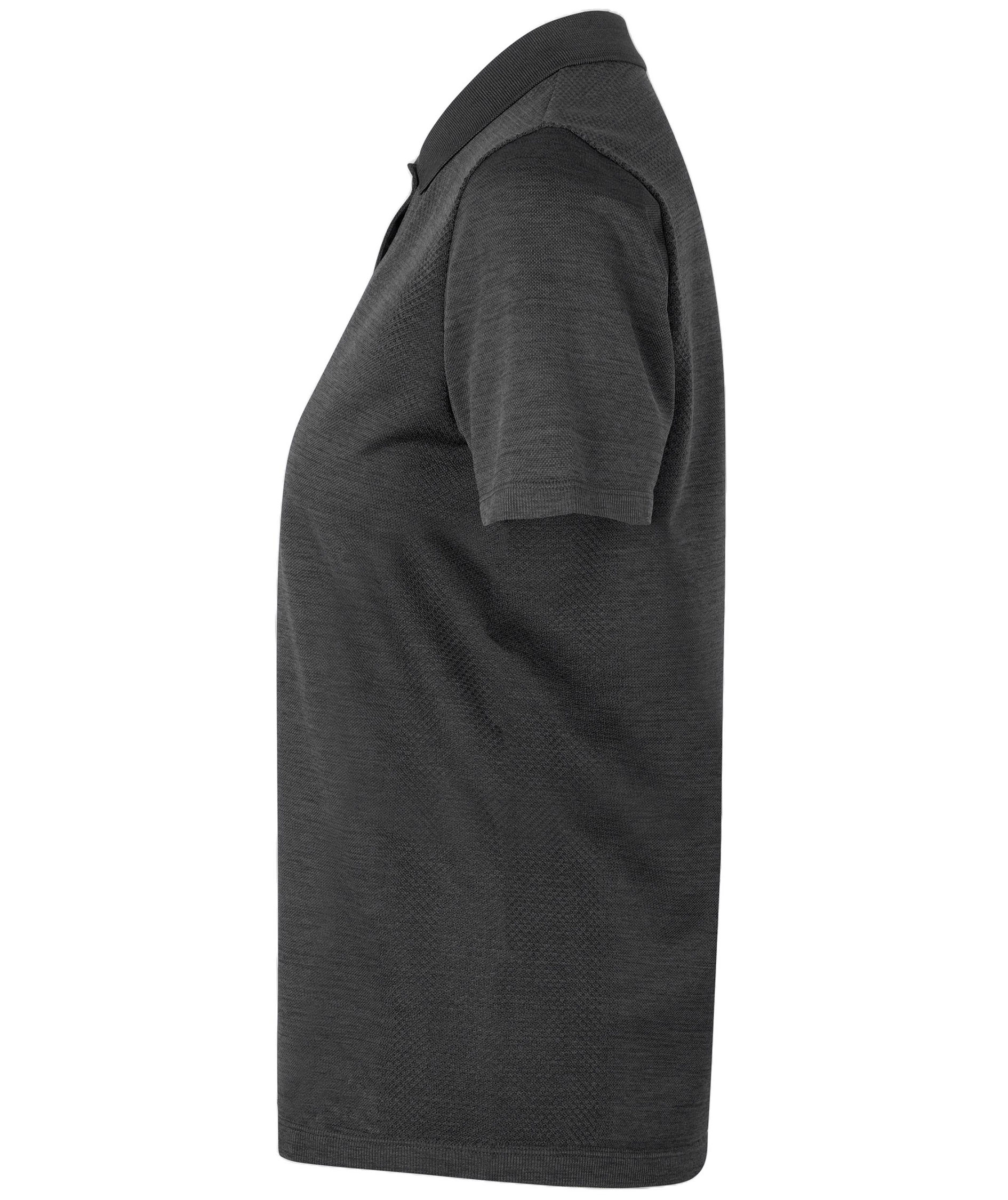 ID Active women's polo shirt, Antracit Melange, large image number 2