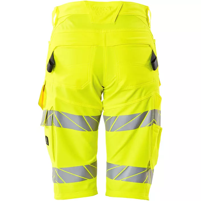 Mascot Accelerate Safe diamond fit women's shorts full stretch, Hi-viz yellow, large image number 1