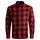 Jack & Jones JJEGINGHAM Slim fit lumberjack shirt, Brick Red, Brick Red, swatch