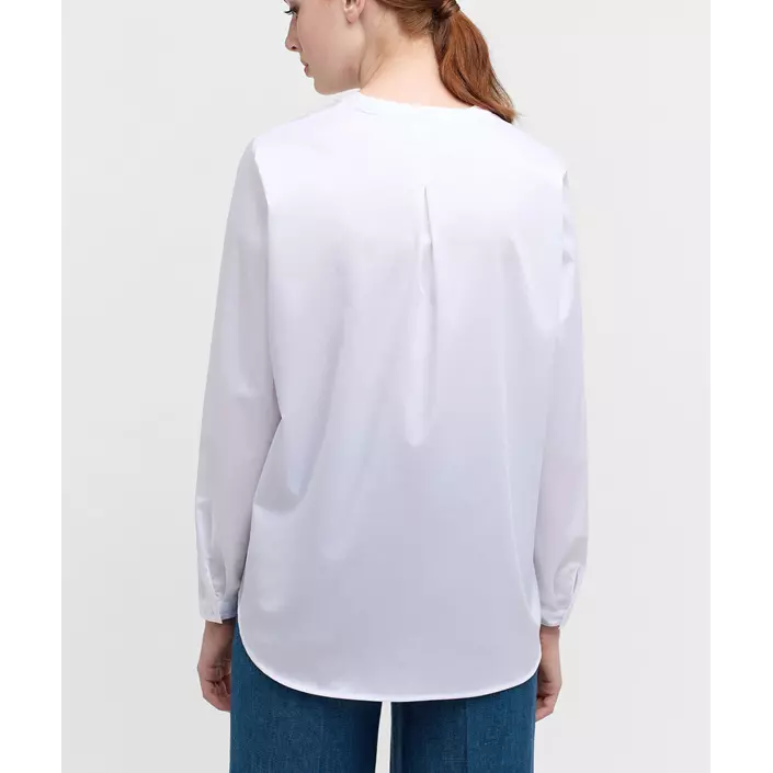 Eterna Satin Loose fit women's shirt, White, large image number 2