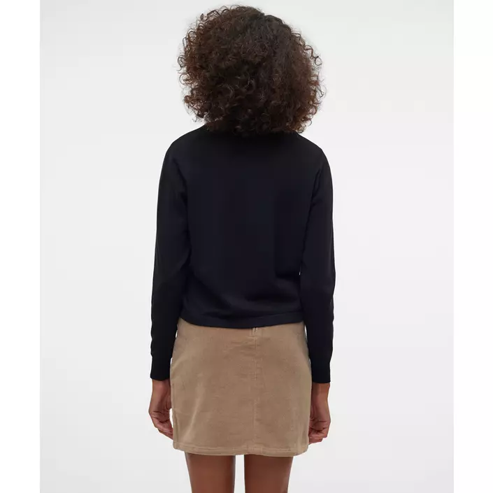 Vero Moda VMSILJE dame striktrøje, Black, large image number 2