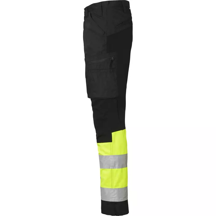 Top Swede service trousers 220, Black/Hi-Vis Yellow, large image number 3