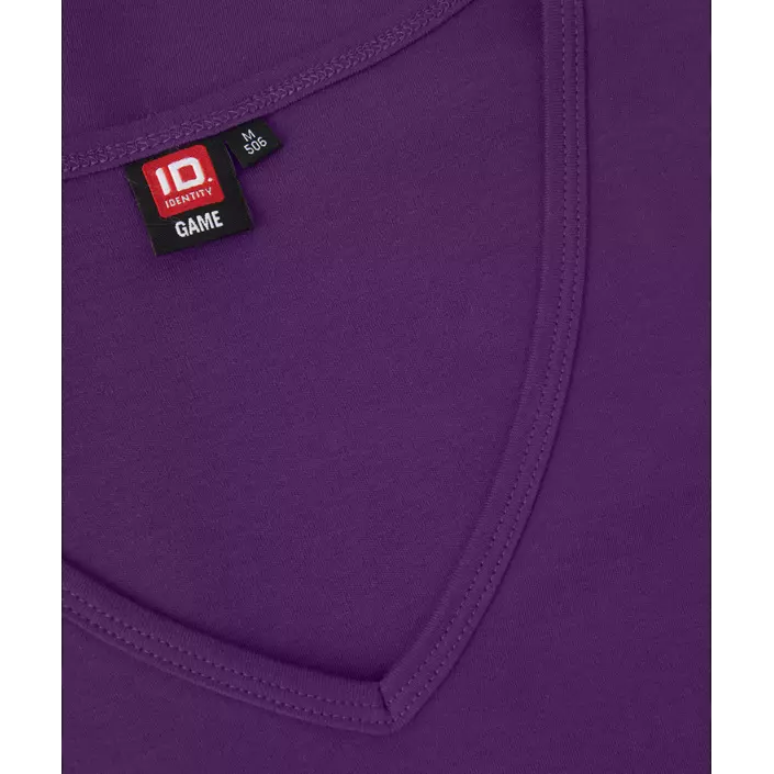 ID Interlock Damen T-Shirt, Lila, large image number 3