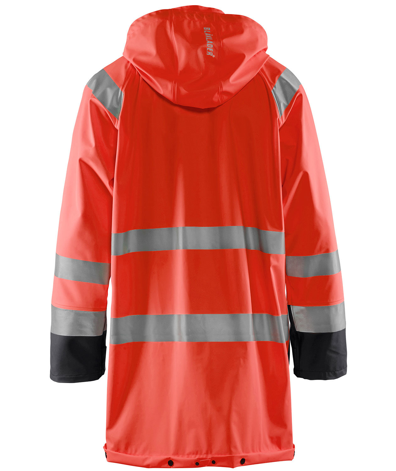 Bl&aring;kl&auml;der raincoat, Hi-vis Red/Black