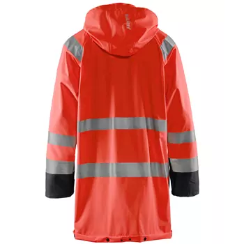 Blåkläder Regenmantel, Hi-vis Rot/Schwarz