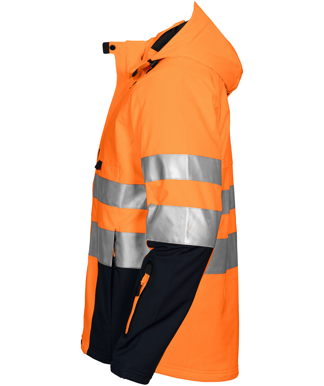 ProJob winter jacket 6420, Hi-Vis Orange/Black, large image number 2