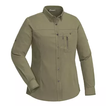 Pinewood Tiveden NatureSafe modern fit women's shirt, Hunting olive