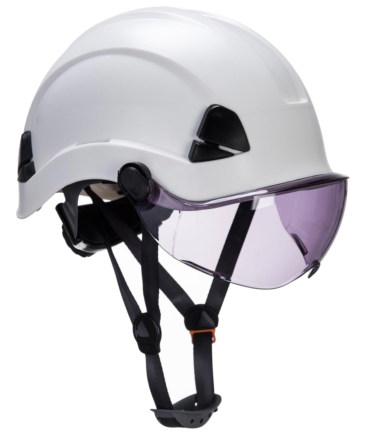 Portwest PA03 visir till skyddshj&auml;lm, Transparent Smoke, large image number 1