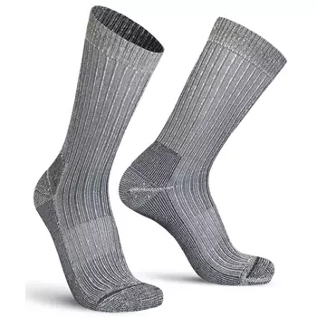 Worik Norway compression socks with merino wool, Silver Grey