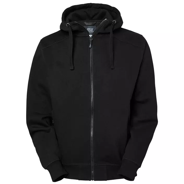 South West Franklin hoodie with full zipper, Black, large image number 0
