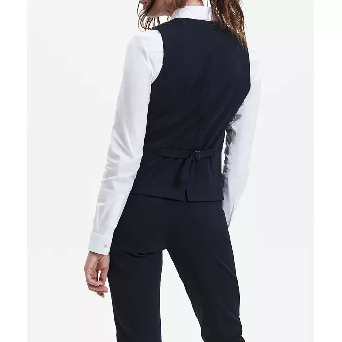 Sunwill Extreme Flex Modern fit women's waiscoat, Navy, large image number 3