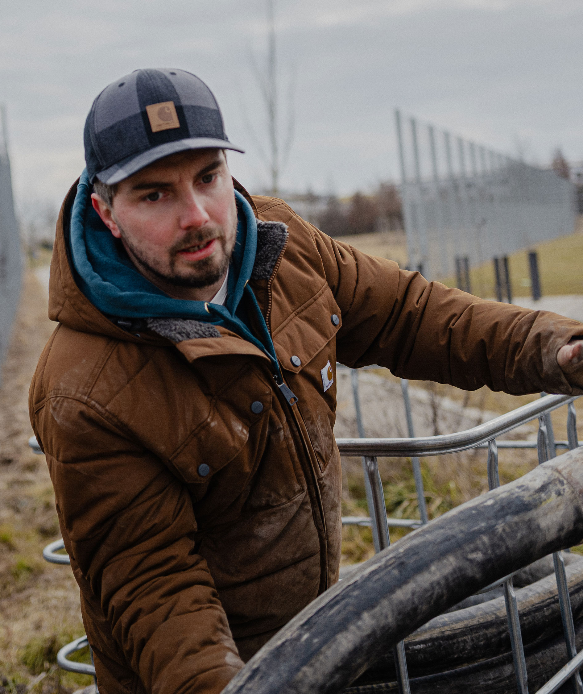 Carhartt flannel cap