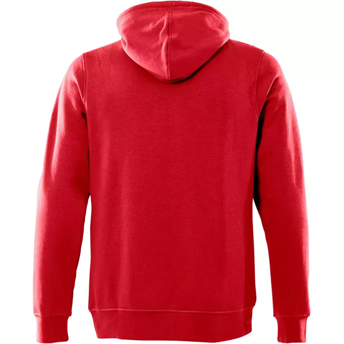 Fristads Acode hoodie med dragkedja, Röd, large image number 1