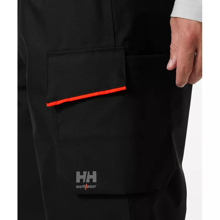 Helly Hansen UC-ME winter trousers, Hi-Vis Red/Ebony, large image number 4