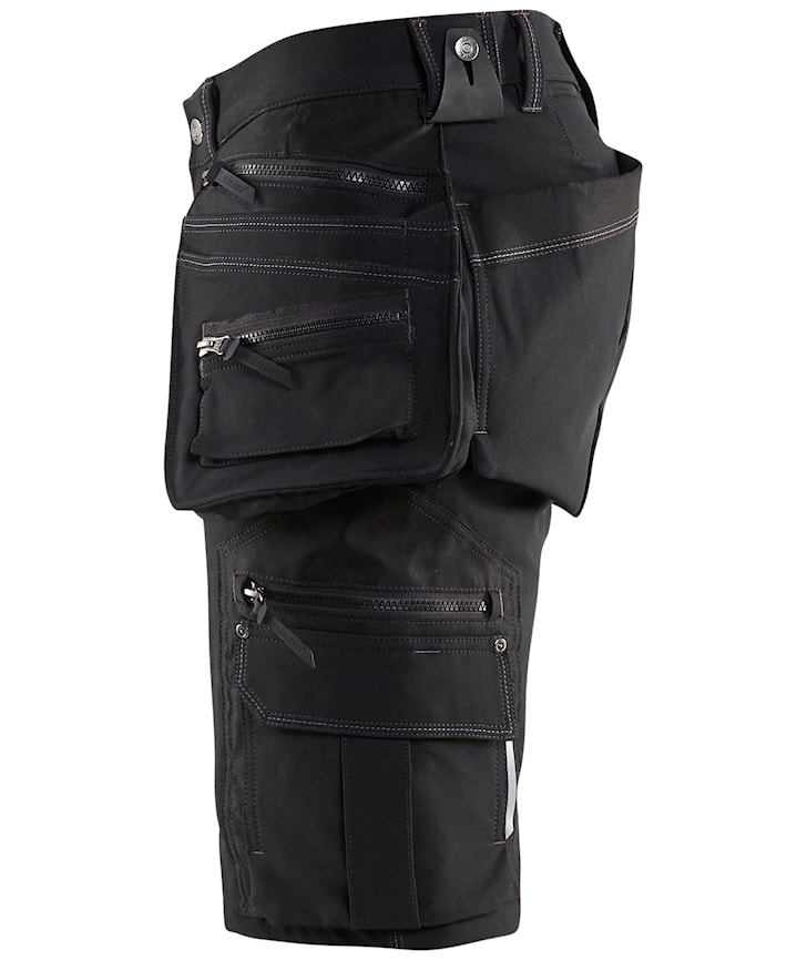 Bl&aring;kl&auml;der X1900 craftsman shorts full stretch, Black, large image number 3