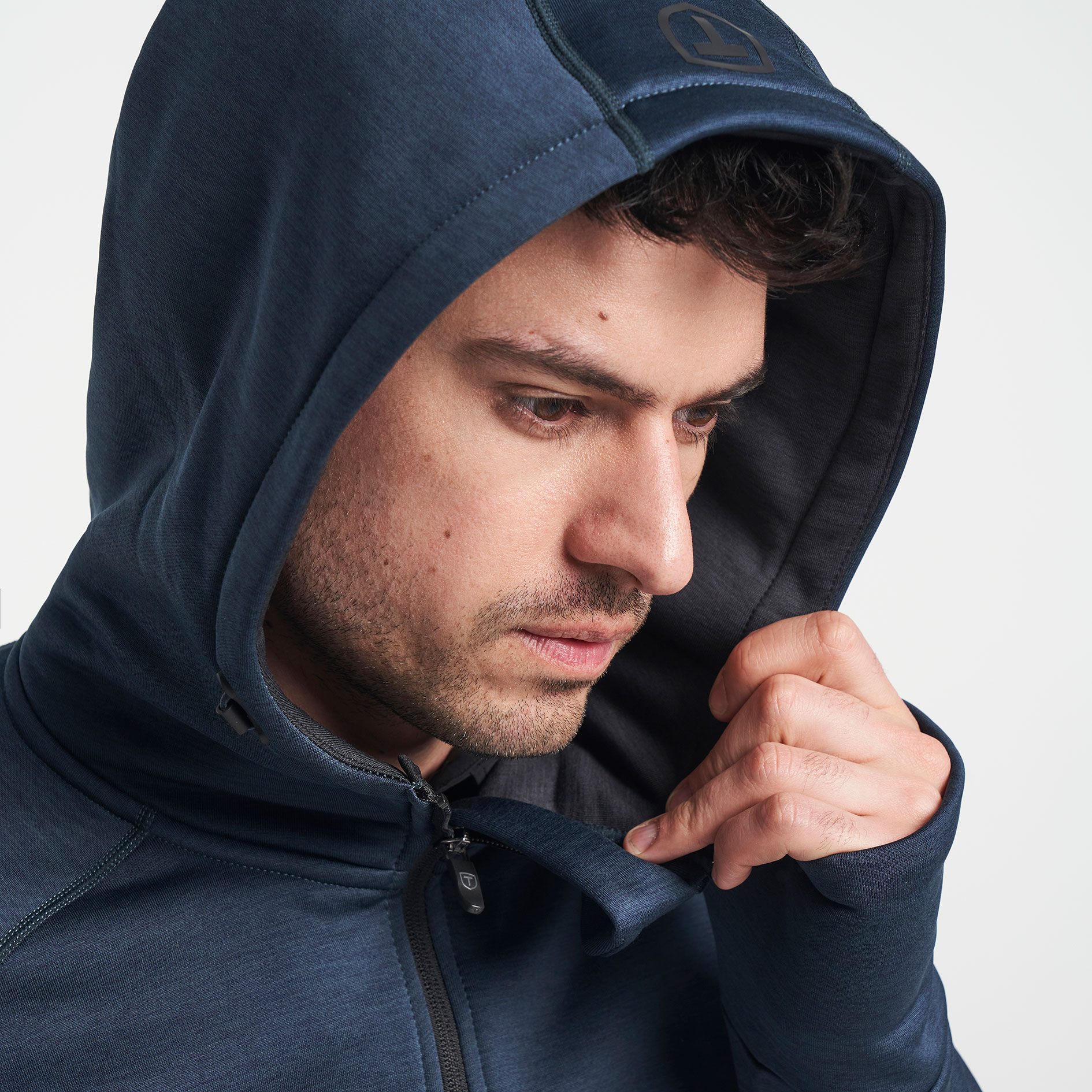 Tenson TXlite hoodie with full zipper, Dark blue, large image number 5