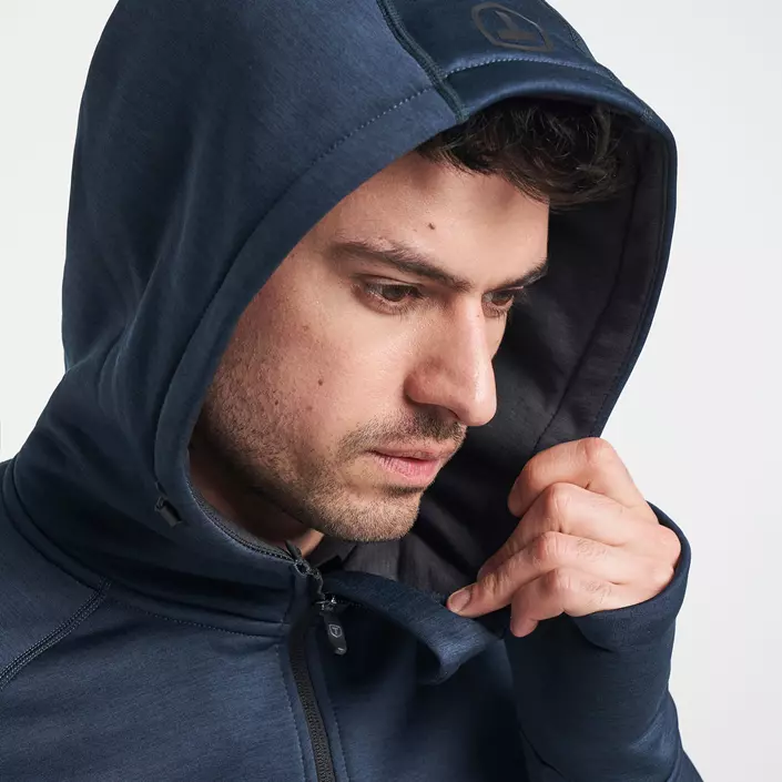 Tenson TXlite hættetrøje med lynlås, Dark blue, large image number 5