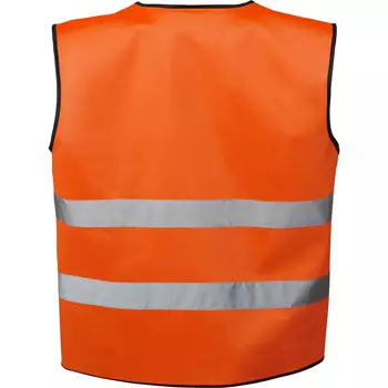 Top Swede reflective safety vest 134, Hi-vis Orange