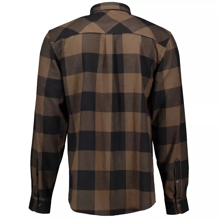 Westborn flannelskjorte, Cocoa Brown/Black, large image number 3