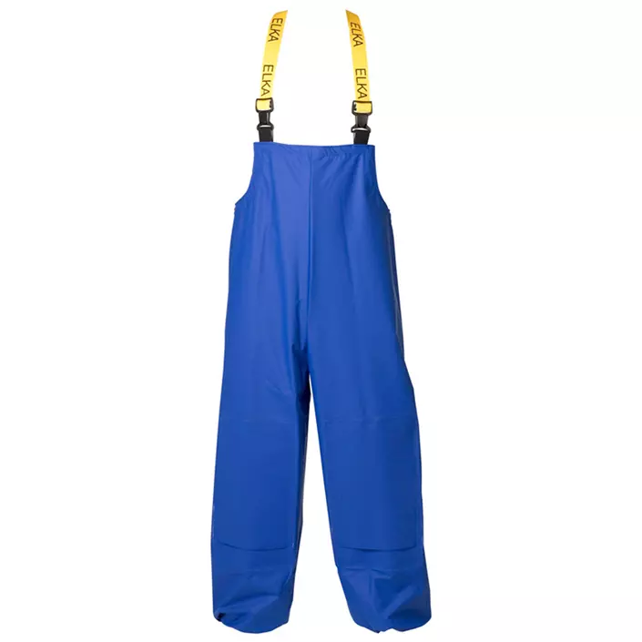 Elka PU rain bib and brace trousers, Cobalt Blue, large image number 0