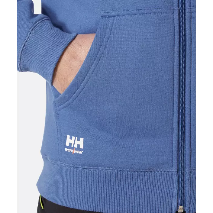Helly Hansen Classic hættetrøje med lynlås, Stone Blue, large image number 5