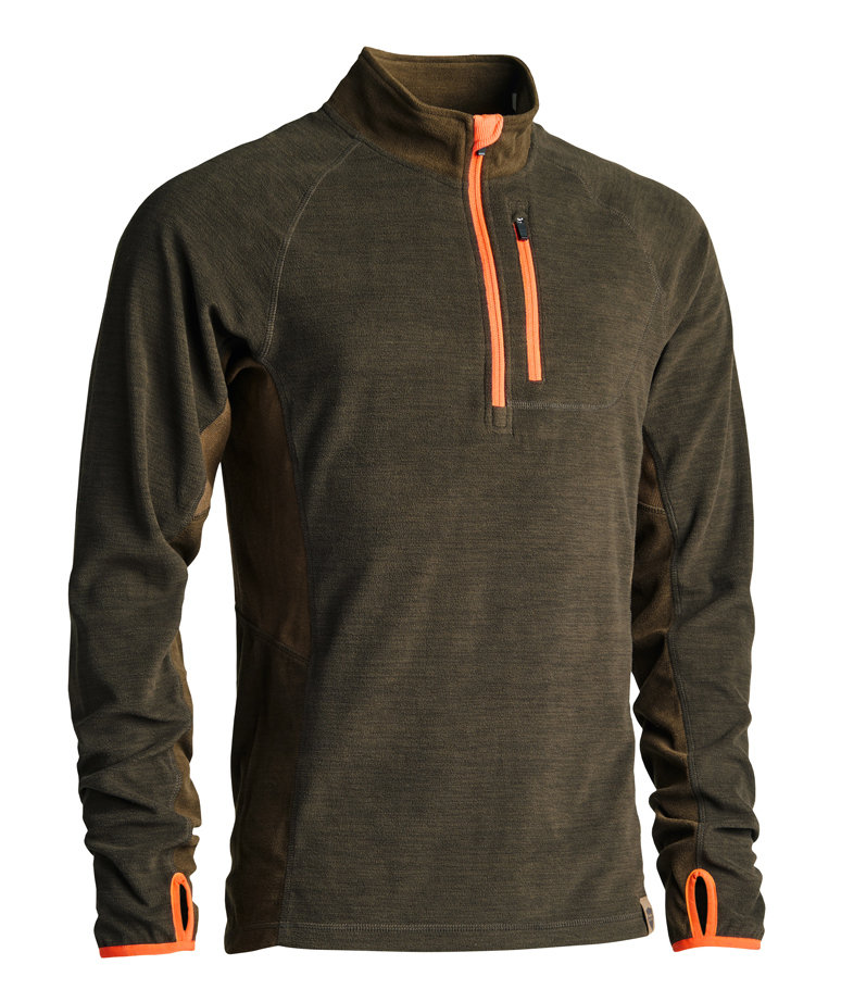 Hunting fleece pullover sale