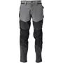 Mascot Customized work trousers full stretch, Stone Grey/Black