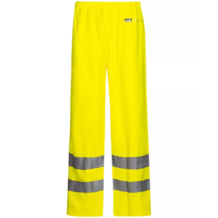 Lyngsøe PU/PVC rain trousers, Hi-Vis Yellow, large image number 0
