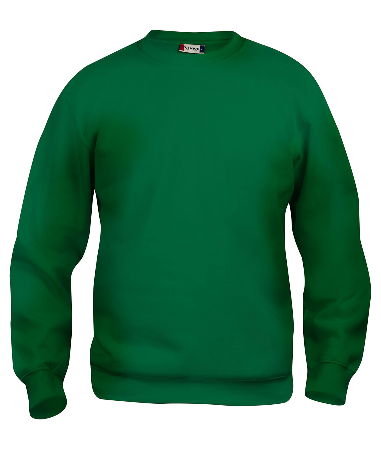 Clique Basic Roundneck sweatshirt, Flaskgr&ouml;n, large image number 0