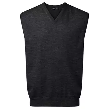 Clipper Milan slipover/vest with merino wool, Charcoal