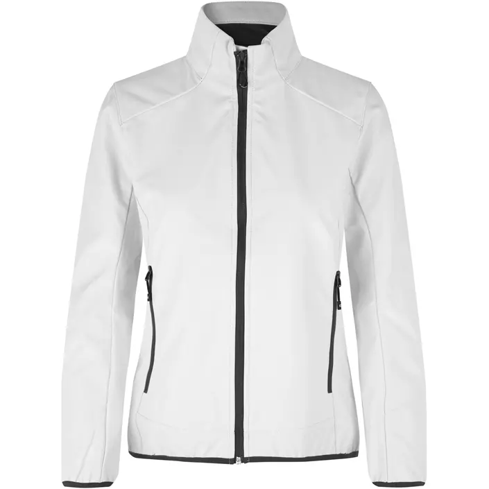 ID functional women's softshell jacket, White, large image number 0