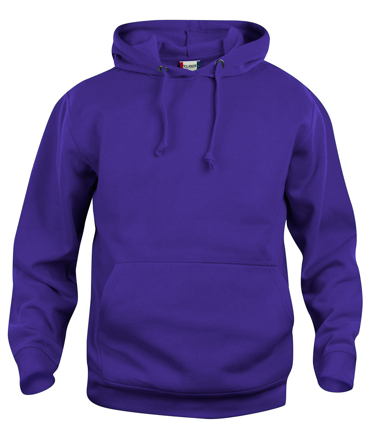 Clique Basic hoodie, Skarp Lila