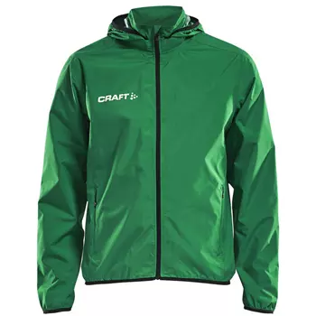 Craft rain jacket, Team green
