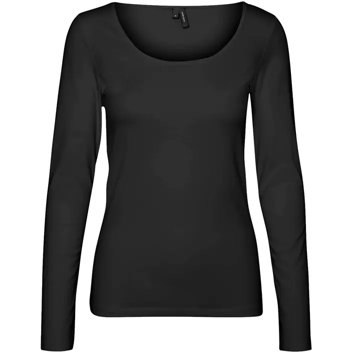 Vero Moda VMMAXI MY SOFT langärmliges Damen T-Shirt, Black, large image number 0
