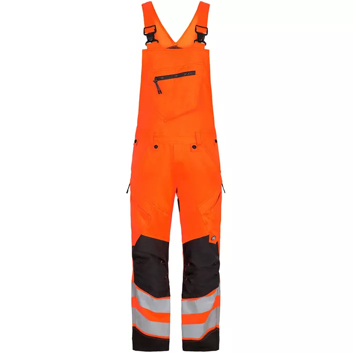 Engel Safety bib and brace, Hi-vis orange/Grey, large image number 0