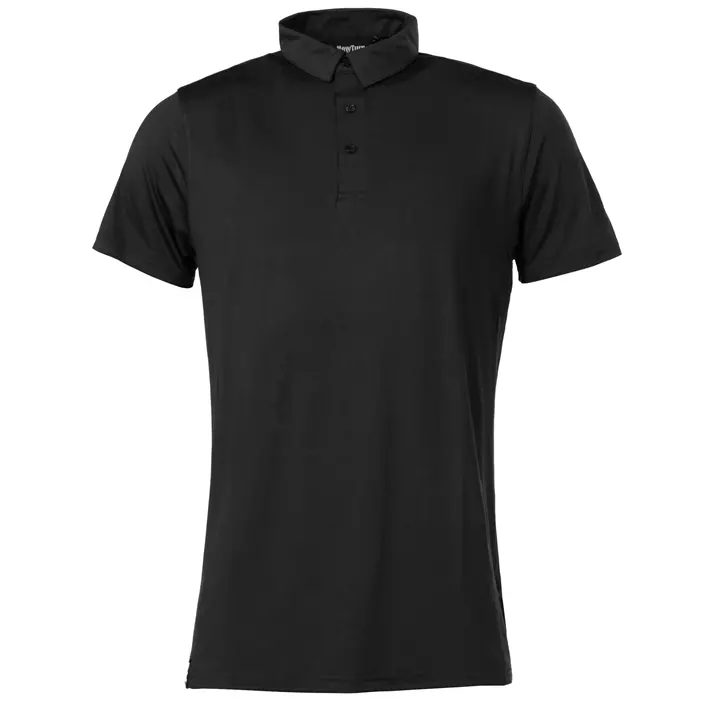 NewTurn Active Stretch polo T-skjorte Slim, Svart, large image number 0